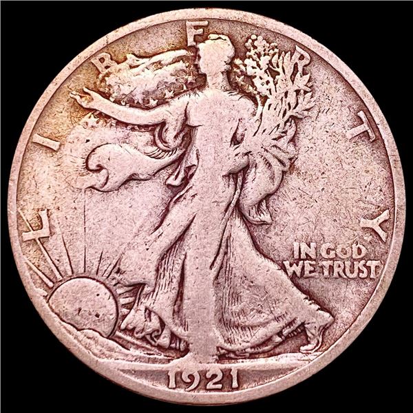 1921-S Walking Liberty Half Dollar NICELY CIRCULATED