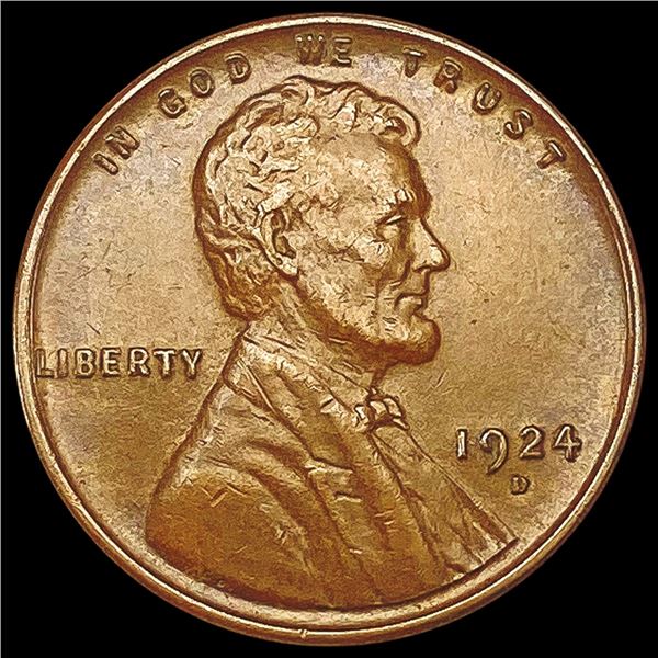 1924-D Wheat Cent CLOSELY UNCIRCULATED