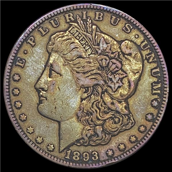 1893 Morgan Silver Dollar NEARLY UNCIRCULATED