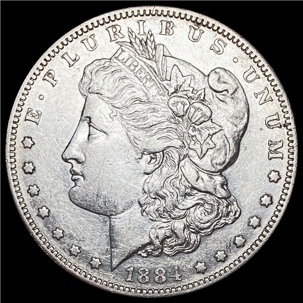 1884-S Morgan Silver Dollar CLOSELY UNCIRCULATED