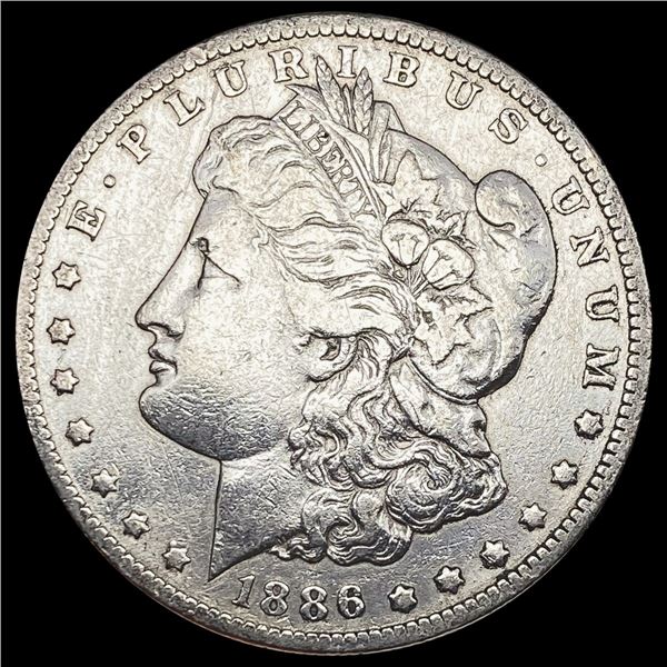 1886-O Morgan Silver Dollar NEARLY UNCIRCULATED