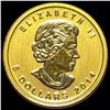 Image 1 : 2014 Canada 1/10 oz Gold Maple Leaf SUPERB GEM BU