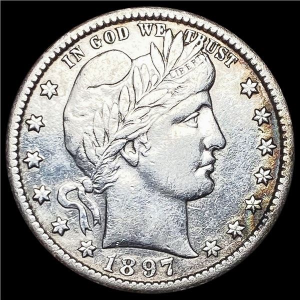 1897-O Barber Quarter LIGHTLY CIRCULATED