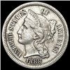 1888 Three-Cent Nickel NEARLY UNCIRCULATED