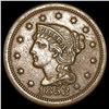1853 Braided Hair Large Cent NEARLY UNCIRCULATED