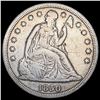 1850 Seated Liberty Dollar LIGHTLY CIRCULATED