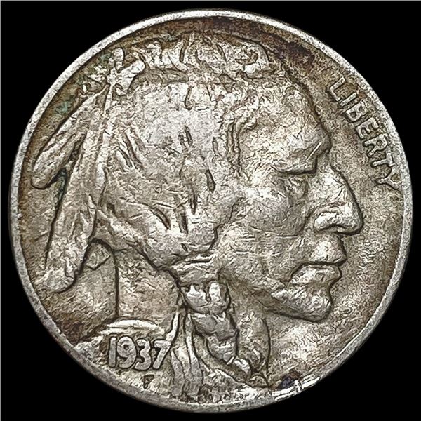 1937-D Buffalo Nickel LIGHTLY CIRCULATED