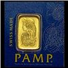 Image 1 : These images show a PAMP Suisse 1g Gold UNCIRCULATED