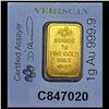 Image 2 : These images show a PAMP Suisse 1g Gold UNCIRCULATED