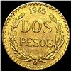 Image 2 : 1945 Mexico 2 Pesos GEM BU