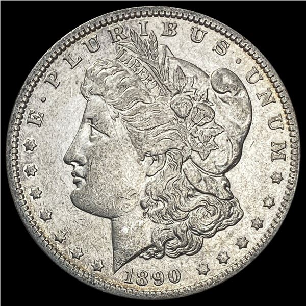 1890 Morgan Silver Dollar NEARLY UNCIRCULATED