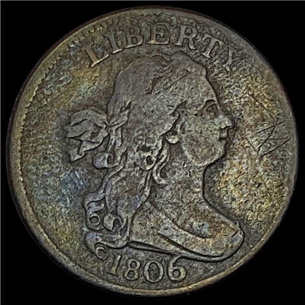 1806 Draped Bust Half Cent NICELY CIRCULATED