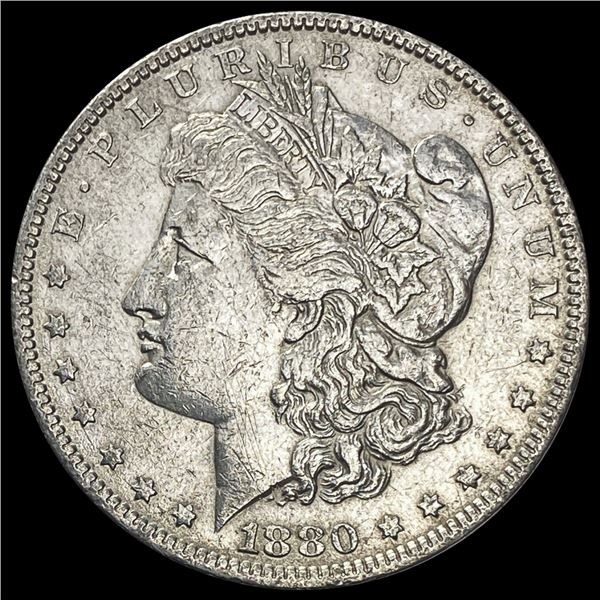 1880-O Morgan Silver Dollar NEARLY UNCIRCULATED