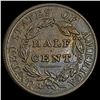 Image 2 : 1809 Classic Head Half Cent NEARLY UNCIRCULATED