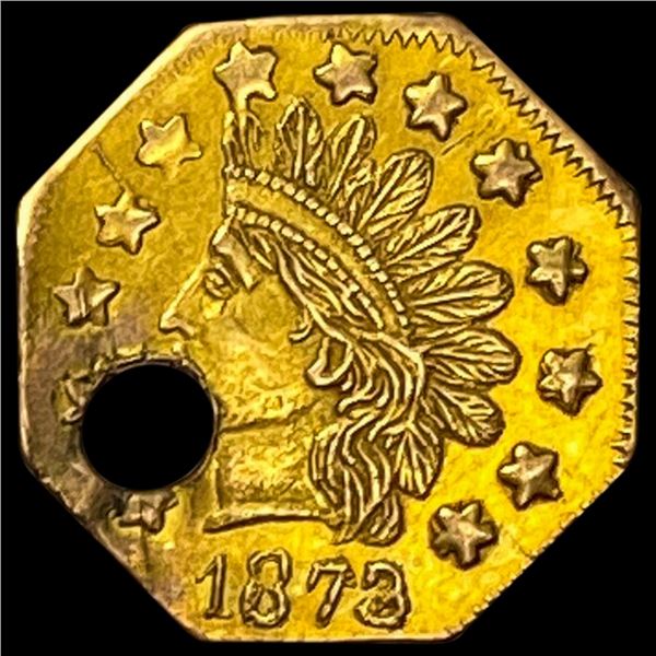 1873 California Fractional Gold 50C HIGH GRADE