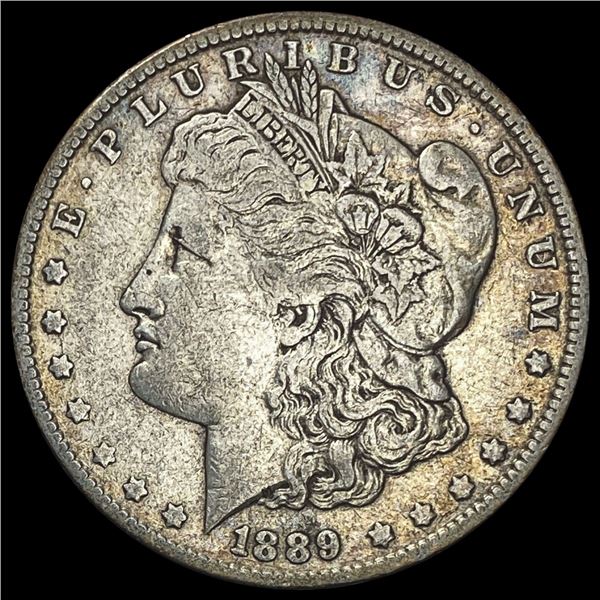 1889 Morgan Silver Dollar NEARLY UNCIRCULATED
