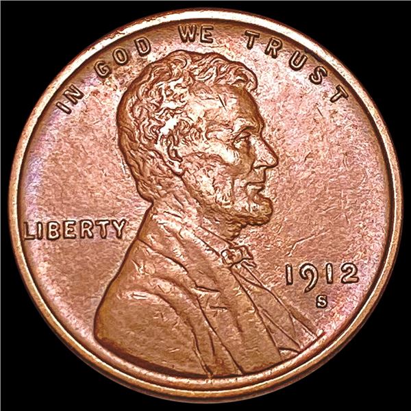1912-S Wheat Cent CLOSELY UNCIRCULATED