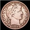 Image 1 : 1912 Barber Half Dollar NICELY CIRCULATED