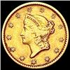Image 1 : 1851 Rare Gold Dollar NEARLY UNCIRCULATED