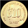 Image 2 : 1982 Elizabeth Currier Gold Medallion 0.075oz GEM PROOF