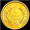 Image 2 : 1851 Rare Gold Dollar UNCIRCULATED