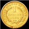 Image 2 : 1851 Rare Gold Dollar CLOSELY UNCIRCULATED
