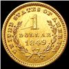Image 2 : 1849-O Rare Gold Dollar UNCIRCULATED