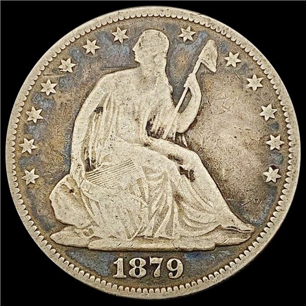 1879 Seated Liberty Half Dollar NICELY CIRCULATED