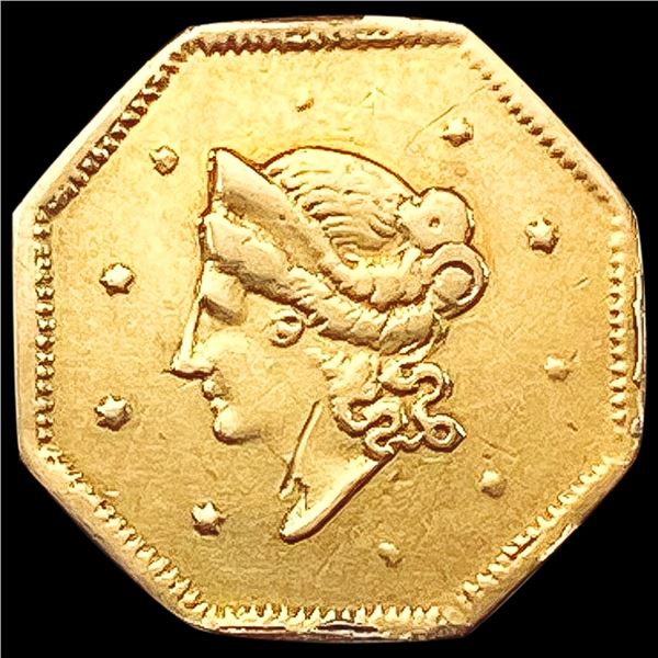 1854 Rare Gold Dollar LIGHTLY CIRCULATED