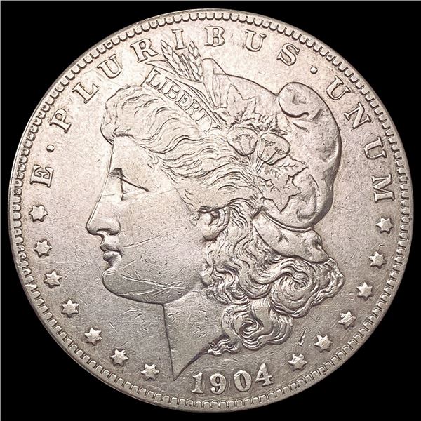 1904-S Morgan Silver Dollar NEARLY UNCIRCULATED