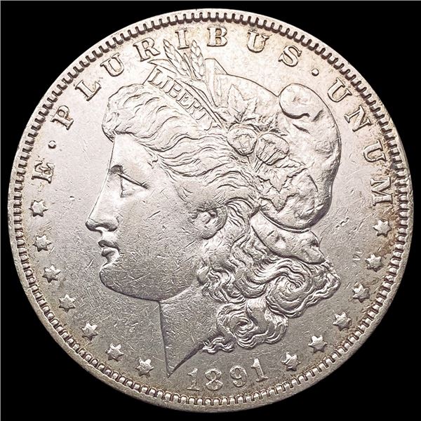 1891-O Morgan Silver Dollar NEARLY UNCIRCULATED