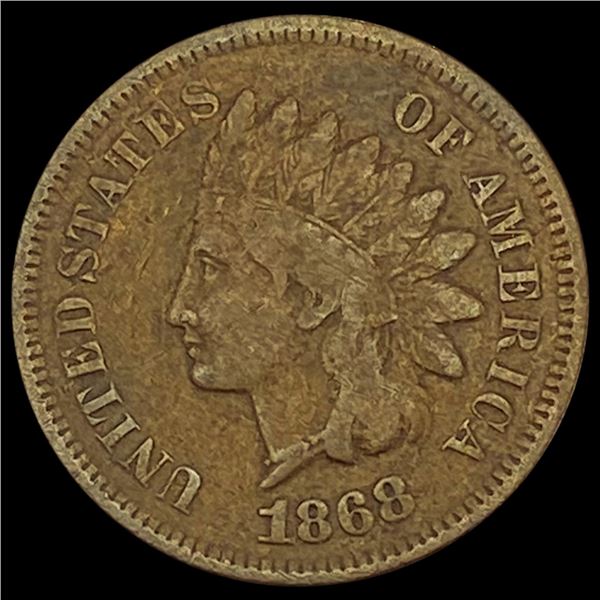1868 Indian Head Cent LIGHTLY CIRCULATED