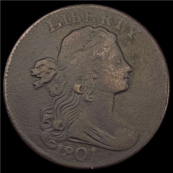 1801 Draped Bust Large Cent NICELY CIRCULATED NICELY CIRCULATED