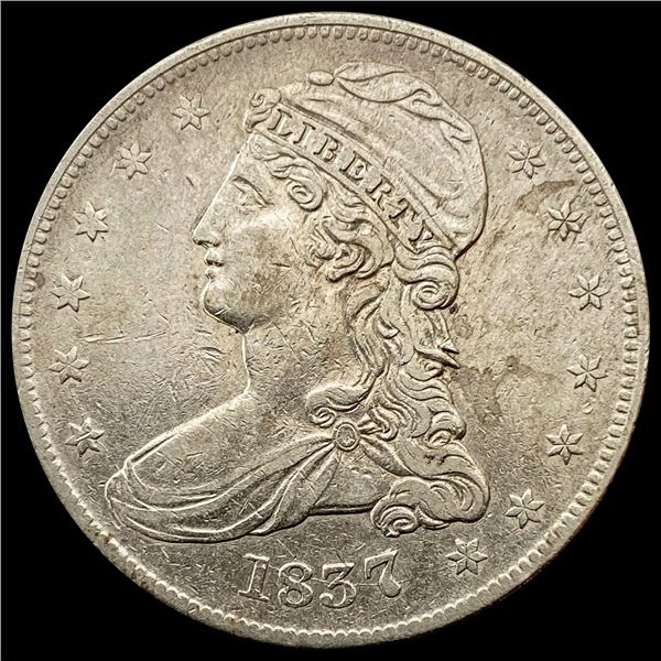 1837 Capped Bust Half Dollar CLOSELY UNCIRCULATED CLOSELY UNCIRCULATED
