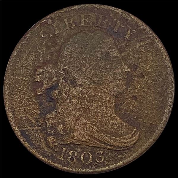 1803 Draped Bust Half Cent NICELY CIRCULATED NICELY CIRCULATED