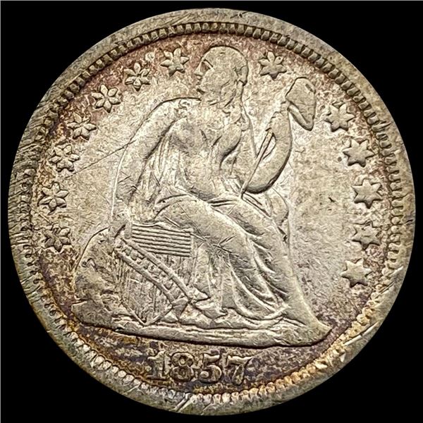 1857 Seated Liberty Dime NEARLY UNCIRCULATED NEARLY UNCIRCULATED