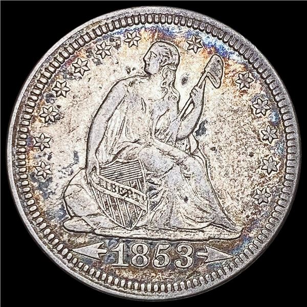 1853 Seated Liberty Quarter LIGHTLY CIRCULATED LIGHTLY CIRCULATED