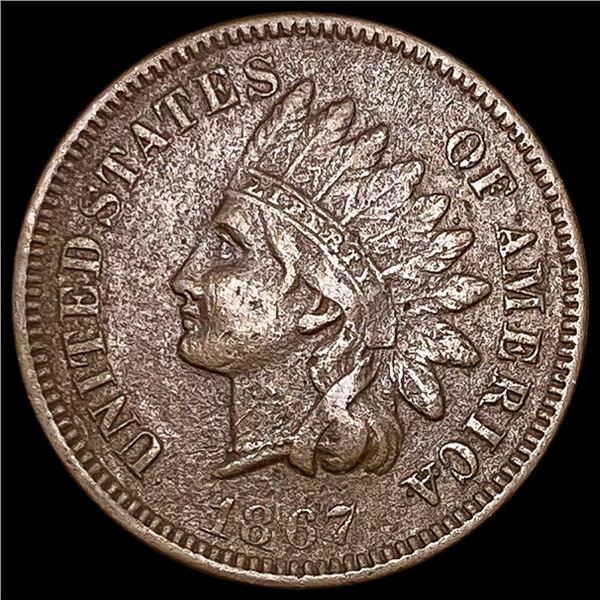 1867 Indian Head Cent NEARLY UNCIRCULATED NEARLY UNCIRCULATED