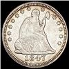 Image 1 : 1847 Seated Liberty Quarter CLOSELY UNCIRCULATED CLOSELY UNCIRCULATED