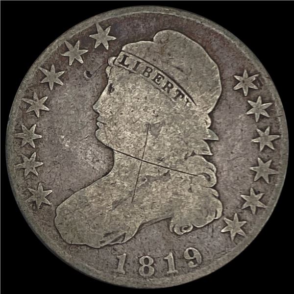 1819 Capped Bust Half Dollar NICELY CIRCULATED NICELY CIRCULATED