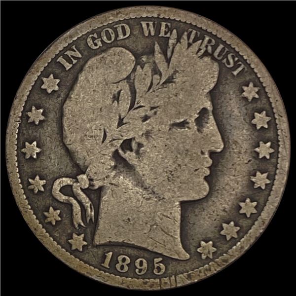 1895-D Barber Half Dollar NICELY CIRCULATED NICELY CIRCULATED