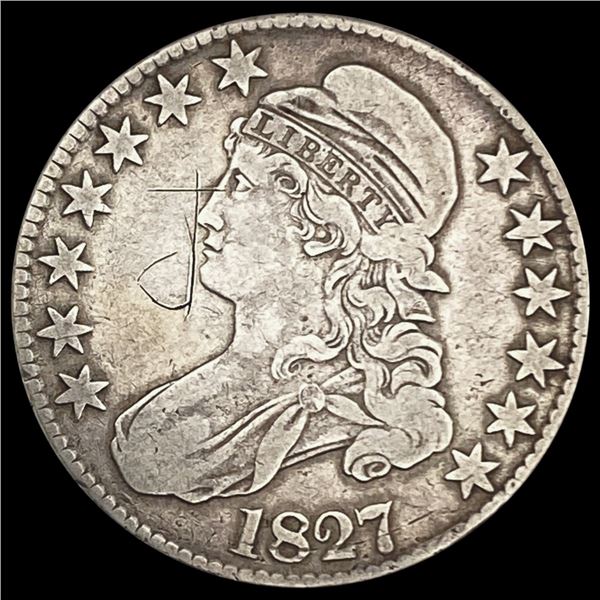 1827 Capped Bust Half Dollar NICELY CIRCULATED NICELY CIRCULATED