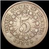 Image 2 : 1866 Shield Nickel NEARLY UNCIRCULATED
