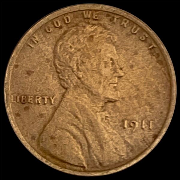 1911 Wheat Cent CHOICE AU