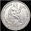 Image 1 : 1874 Arrows Seated Liberty Dime CLOSELY UNCIRCULATED