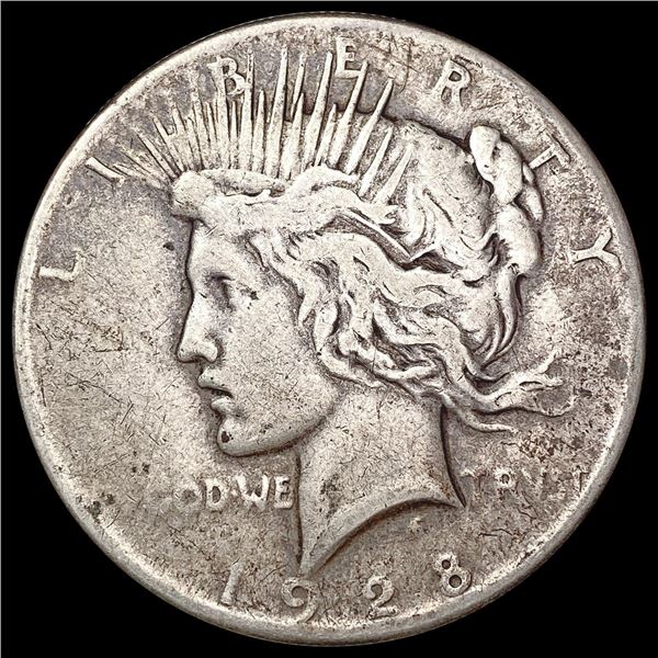 1928 Silver Peace Dollar NICELY CIRCULATED