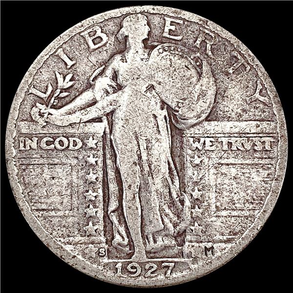1927-S Standing Liberty Quarter NICELY CIRCULATED