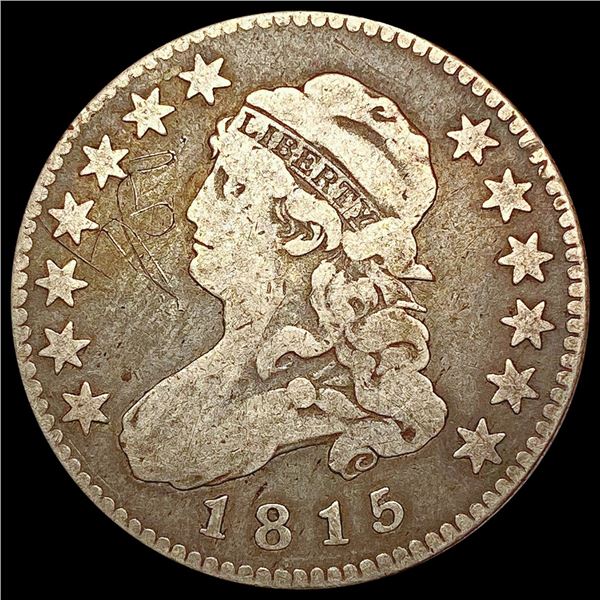 1815 Capped Bust Quarter NICELY CIRCULATED