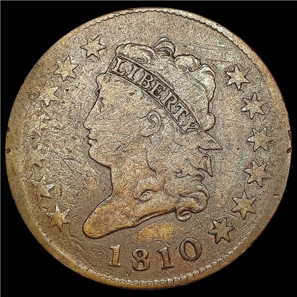 1810 Classic Head Large Cent NICELY CIRCULATED