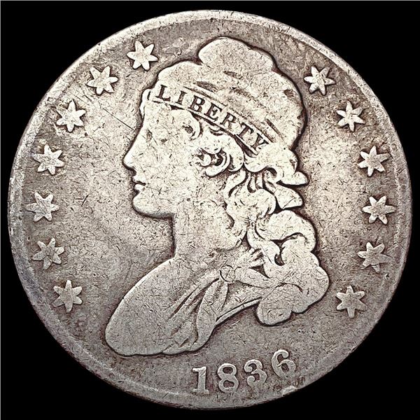 1836 Capped Bust Half Dollar NICELY CIRCULATED
